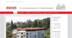 Desktop Screenshot of haugimmobilien.de